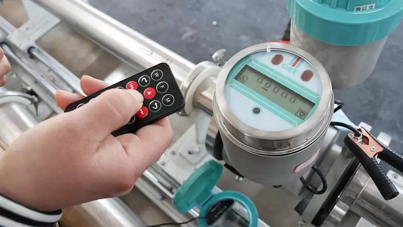 battery supply emf 3.6V magnetic flowmeter with RS485